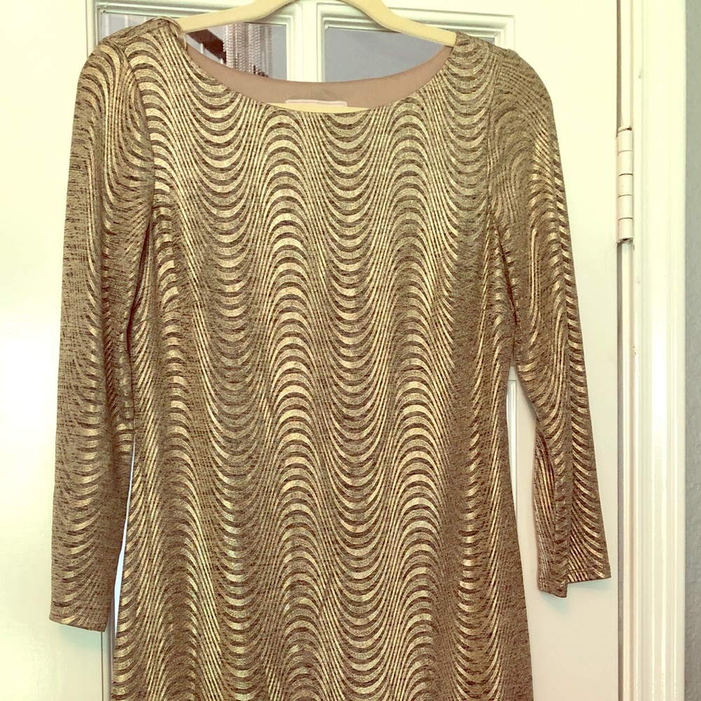 Gold dress